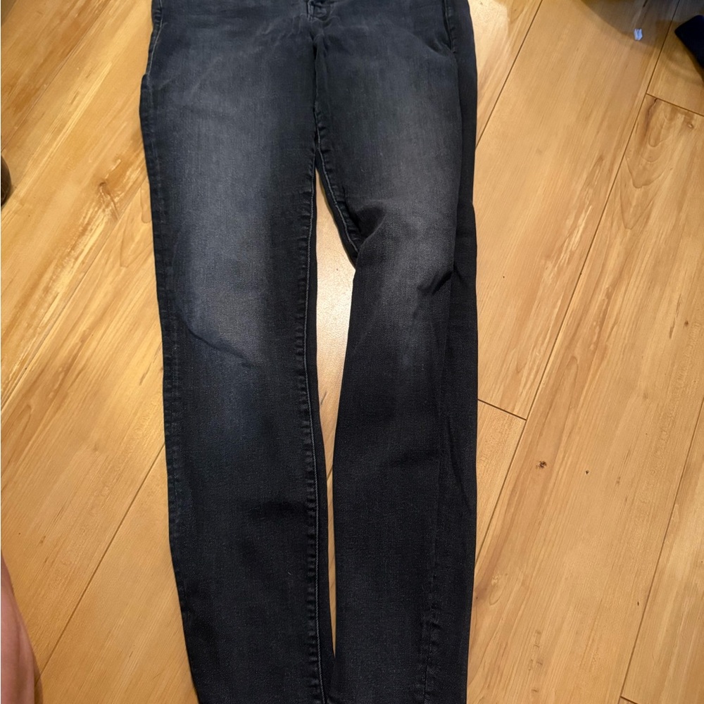 MOTHER Black Skinny Jeans